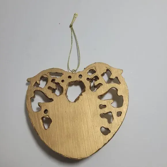 Glitter Gold Painted Wise Men Christian Nativity Celebration Christmas Ornament - Picture 3 of 3